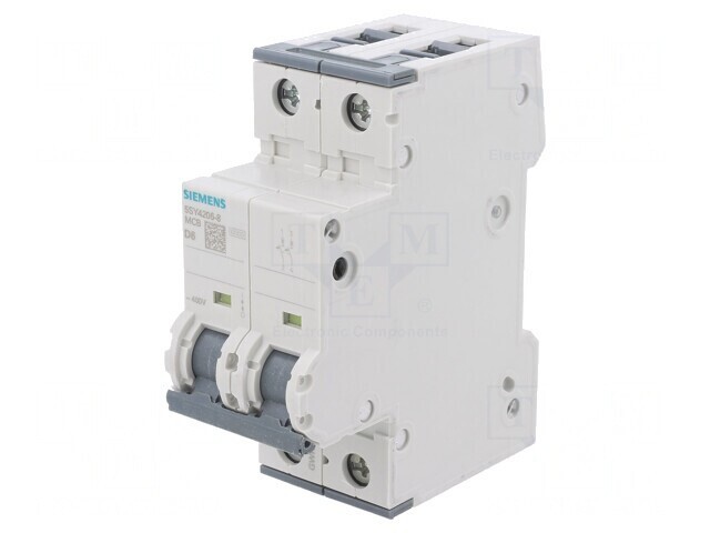 &Icirc;ntrerupător de Supracurent 2 P 6A 10kA 230/400V