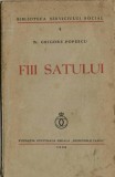 C9636N Fiii satului de Grigore Popescu, Biblioteca Serviciului Social, ediția I, 1939