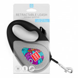 Lesă retractabilă pentru c&acirc;ini SUMMER 5 m p&acirc;nă la 25 kg mărimea M, COLLAR