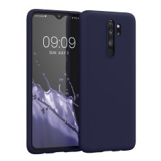Husa Kwmobile pentru Xiaomi Redmi Note 8 Pro, Albastru inchis, Silicon, KWM000010MT039C