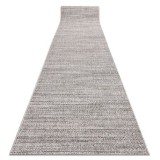 Traversa sisal Floorlux model 20389 argintiu si negru, 80 cm