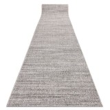 Traversa sisal Floorlux model 20389 argintiu si negru, 120 cm