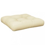 Cumpara ieftin Perna de paleti, crem, 50x50x12 cm, material textil