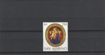 San Marino 1974-Craciun,MNH.Mi.1082 foto