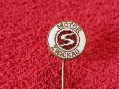 Insigna fotbal - Motor Zwickau (1950&amp;ndash;1968) (Germania) foto