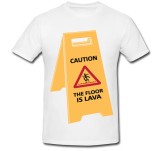 Cumpara ieftin Tricou &quot; Caution the floor is lava &quot;