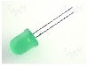 Dioda LED, 10mm, verde, 20...70mcd, 20mA, 2,2...2,5V, KINGBRIGHT ELECTRONIC - L-813GD