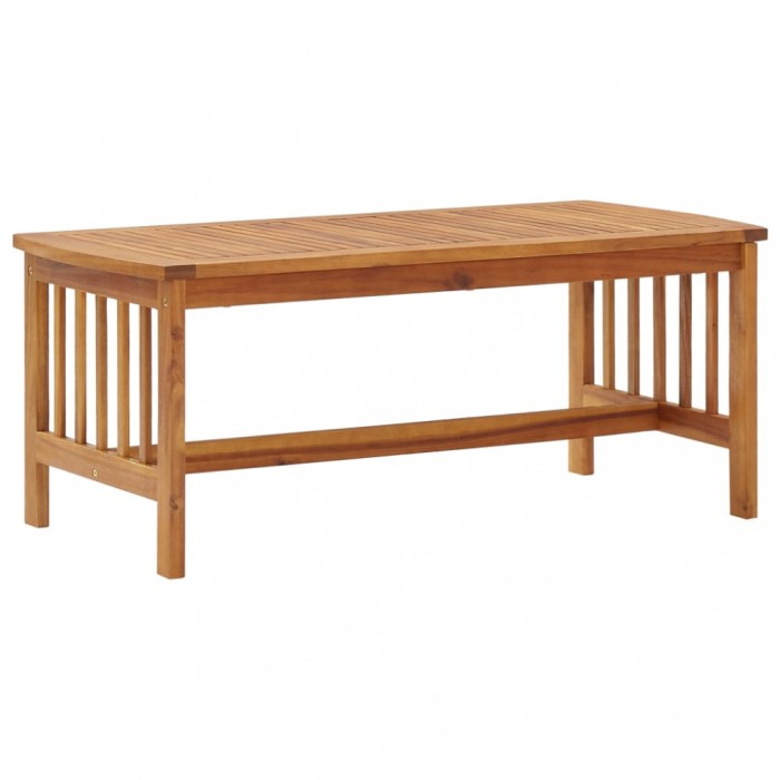 Gossi masa de cafea, 102 x 50 x 43 cm, lemn masiv de acacia