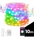 Sir de lumina inteligenta WI-FI USB - 66 LED micro RGBIC 16 milioane de culori 10m IP44 Bluetooth v5.0, Phenom