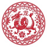 Cumpara ieftin Abtibild sticker cu zodia Dragon &amp;#8211; mare