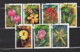 TANZANIA 1994 - FLORI TROPICALE. SERIE STAMPILATA, B5, Stampilat