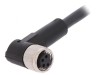 Cablu de conectare M8 4 pini unghi 5m 60VAC 4A PUR