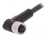 Cablu de conectare M8 4 pini unghi 5m 60VAC 4A PUR