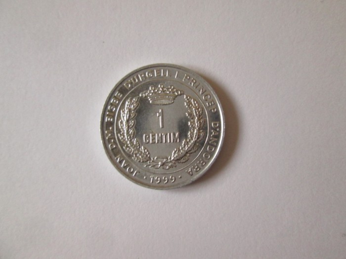 Andorra 1 Centim 1999 FAO-UNC