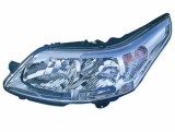 Far Citroen C4 (La/Lc) 10.2004-09.2008, Stanga, tip bec H1+H7, reglare electrica, cu motoras, ECE, Depo, 620853, 6208C7