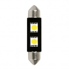 Bec Hyper-Led4 - 2SMD 12V sofit 10x42mm soclu SV8,5-8 1buc - Alb LAM58449