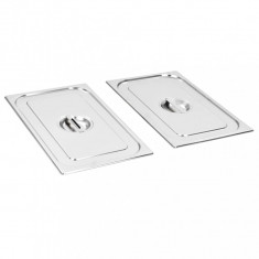 Capace pentru tavă GN 1/1, 2 buc., oțel inoxidabil 50884