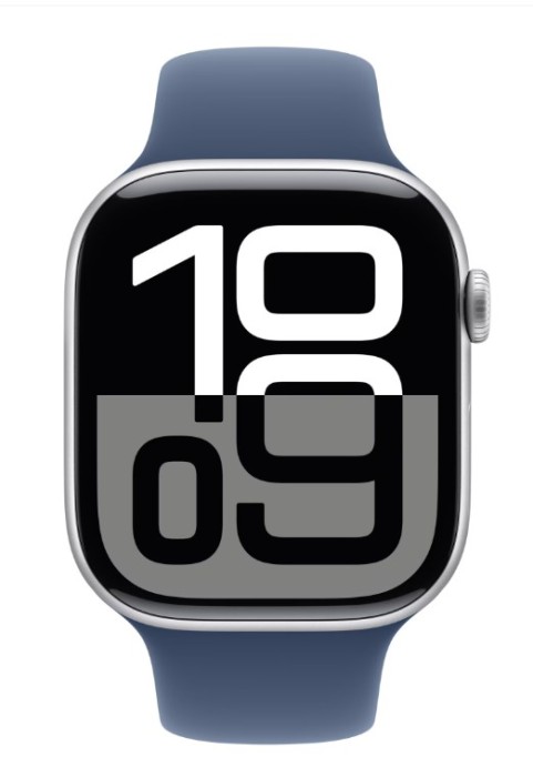 Apple Watch Series 10 GPS 46mm Silver Aluminium Case with