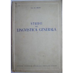 Studii de lingvistica generala &ndash; Al. Graur