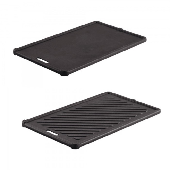 Placa din fonta cu 2 fete pentru gratarele pe gaz Videro G2-P, R&Ouml;SLE Essential GrillCooking
