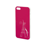 Carcasa Tour Eiffel Iphone 5/5s Elle, Roz, iPhone 5/5S/SE, Plastic