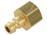 Conector ştuţ alamă G1/4 interior 0-35bar PNEUMAT K21 GW14 NW5