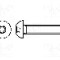 Surub M2,5, o&amp;#355;el, lungime 8mm, buton, pas filet 0.45, BOSSARD - 3271446