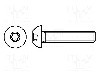 Surub M2,5, o&amp;#355;el, lungime 8mm, buton, pas filet 0.45, BOSSARD - 3271446