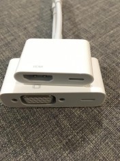 Adaptor Lightning to VGA si HDMI, pentru conectare dispozitive Apple foto