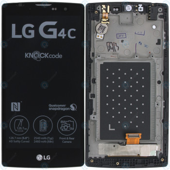 LG G4c (H525N) Unitate de afișare completă alb-negru ACQ88484401 foto
