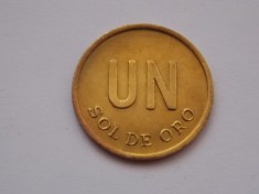 UN SOL DE ORO 1975 PERU-XF foto