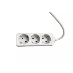 Prelungitor Well 3 prize 3m cablu 3x1.5mmp 16A 3500W alb
