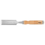 Dalta pentru lemn 32 mm din otel CRV, cu maner din lemn NEO
