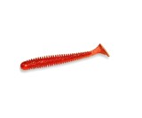 Năluca soft Crazy Fish Vibro Worm 50mm culoare 4 Fried Fish