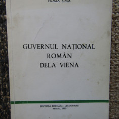 GUVERNUL NATIONAL ROMAN DELA VIENA HORIA SIMA 1993 MADRID MISCAREA LEGIONARA