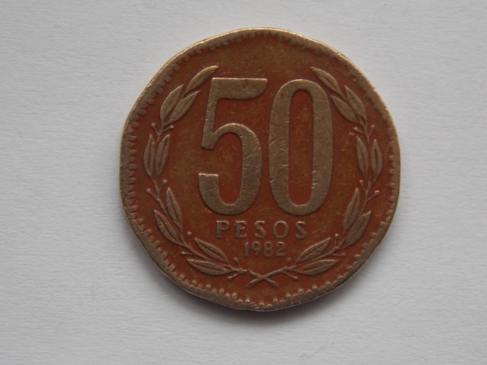 50 PESOS 1982 CHILE