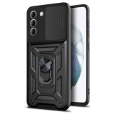 Husa Samsung Galaxy S21 5G protectie camera Techsuit CamShield Series, negru