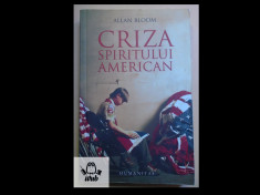 Allan Bloom Criza spiritului american foto