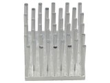 Radiator extrudat FISCHER ELEKTRONIK ICK S 36x36x30 mm cu aripioare naturale