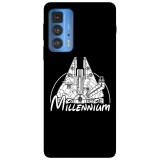 Husa compatibila cu Motorola G20 model Millennium Falcon, Silicon, TPU, Viceversa, Transparent, Carcasa