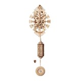Puzzle 3D Ceas de perete Pendulum, 251 piese, lemn