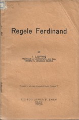 C9084N Regele Ferdinand de Ioan Lupaș, 1929, Cluj foto