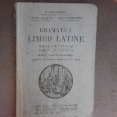 Gramatica limbii latine, clasa a V-a liceala - G. Popa Lisseanu