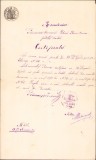 A496 Certificat de &icirc;nscriere pe listele electorale, 1879, Vaslui