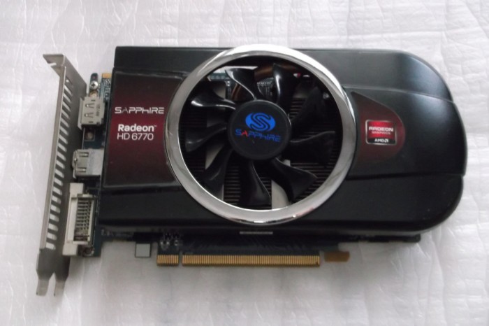 Placa video Sapphire Radeon HD6770 1GB GDDR5 128-bit