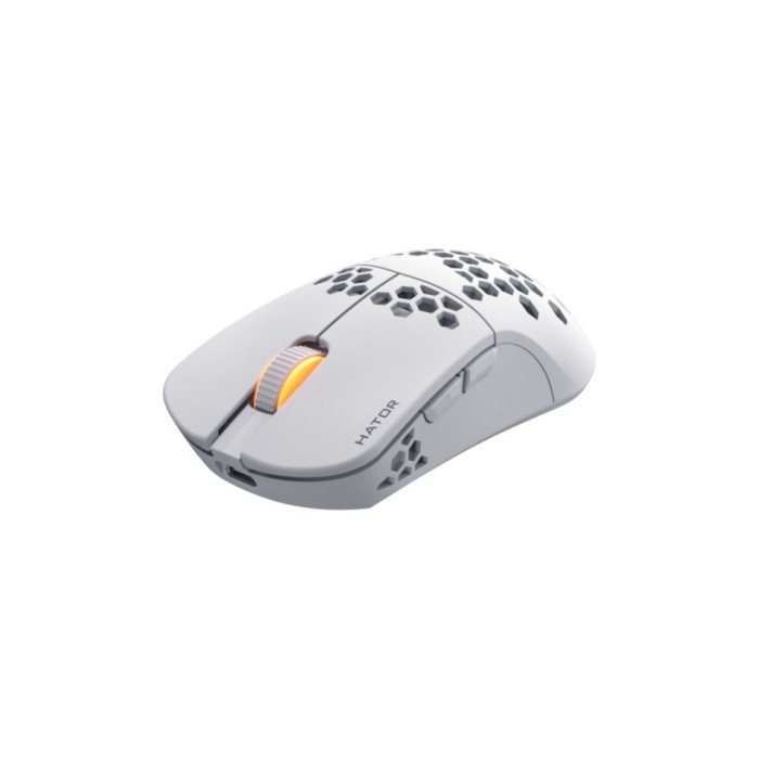 Mouse wireless Hator Stellar Pro, alb
