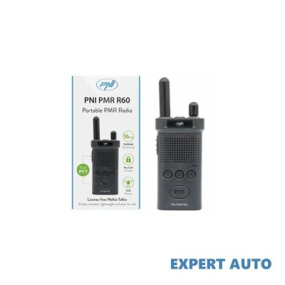 Statie radio portabila pni pmr r60 446mhz, 0.5w, scan, blocare taste, sos, monitor, acumulator 1200mah Alta marca Alt model #7 foto