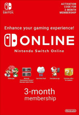 Nintendo Switch Online Membership 3 luni Europe foto