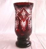 VAZA CRISTAL COLORAT RUBIN