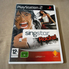 SingStar Rocks! pentru PS2, original, PAL